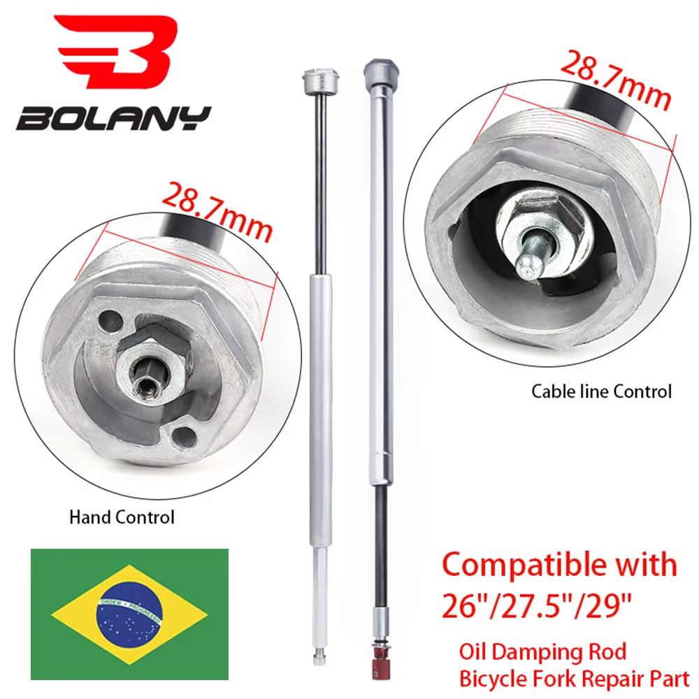 Bolany Cartucho De Suspensão De Bicicleta, Garfo De Cartucho De Óleo,Haste De Amortecimento De Óleo, 26/27.5/29 Polegadas, Garfo Dianteiro De Bicicleta, Peça De Reparo, Acessórios De Atualização De Garfo De Ar
