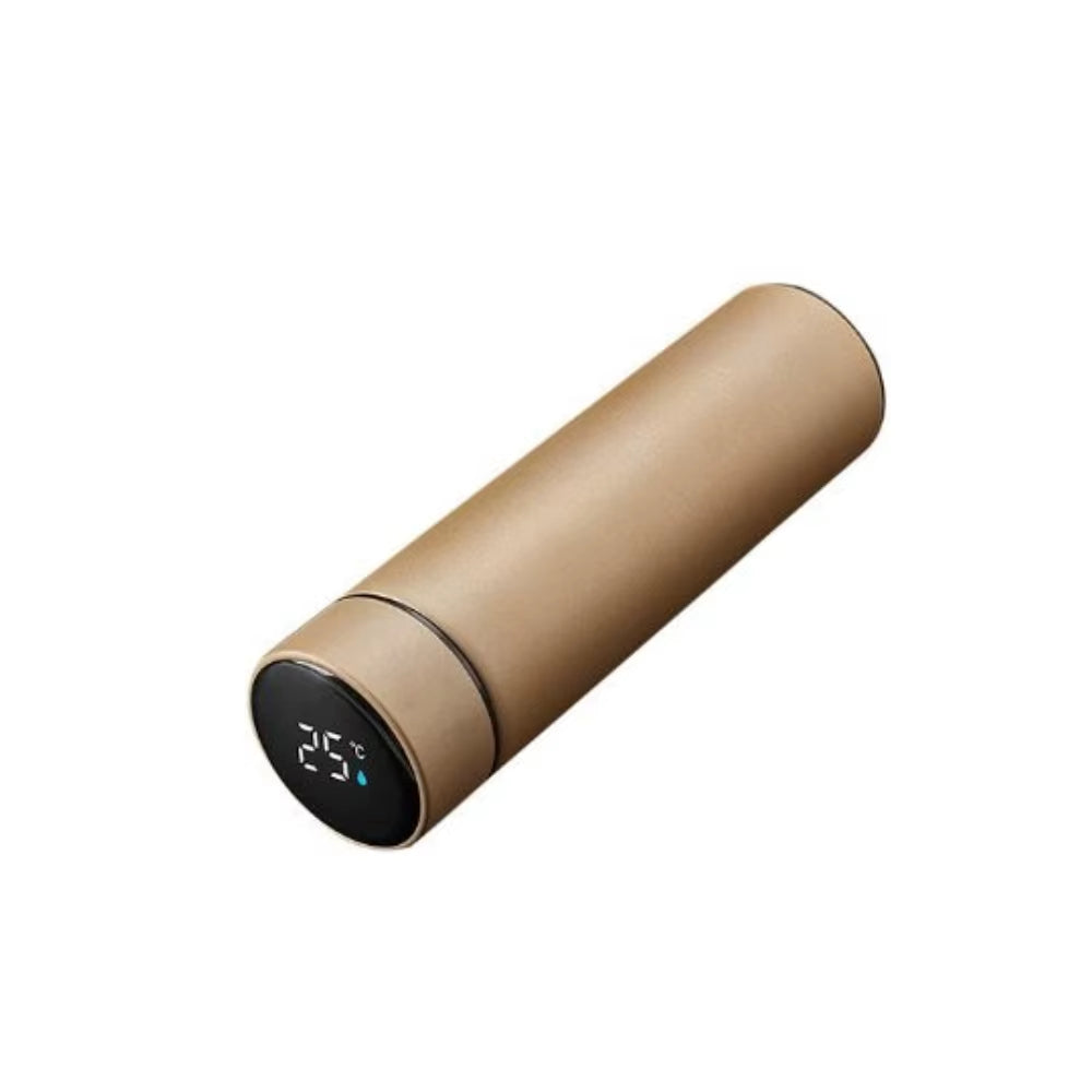 Garrafa Térmica Inox, Inteligente Sensor De Temperatura Digital Led Bebida Quente E Gelada