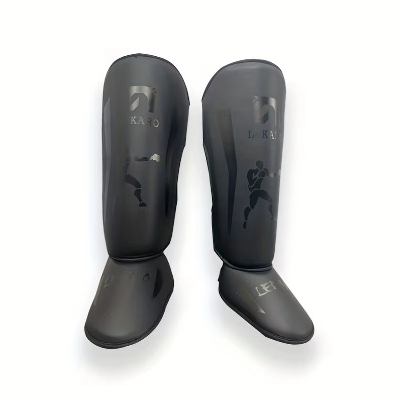 Adult Fighting Shin Guards, Fighting Shin Guards for Fighting Competitions, PU Muay Thai, Sanda Leg Protection Sleeves