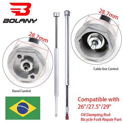 Bolany Cartucho De Suspensão De Bicicleta, Garfo De Cartucho De Óleo,Haste De Amortecimento De Óleo, 26/27.5/29 Polegadas, Garfo Dianteiro De Bicicleta, Peça De Reparo, Acessórios De Atualização De Garfo De Ar