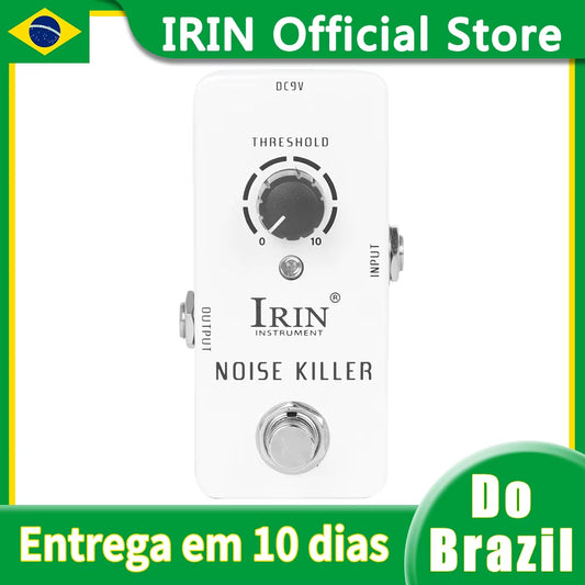 Irin Pedal De Guitarra Assassino De Ruído RS-15 Efeito De Guitarra Elétrica True Bypass Mini Pedal De Guitarra Único Acessórios E Peças