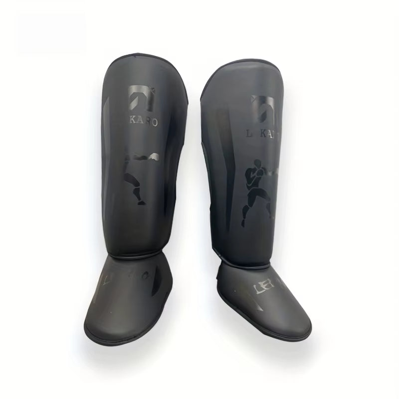 Adult Fighting Shin Guards, Fighting Shin Guards for Fighting Competitions, PU Muay Thai, Sanda Leg Protection Sleeves