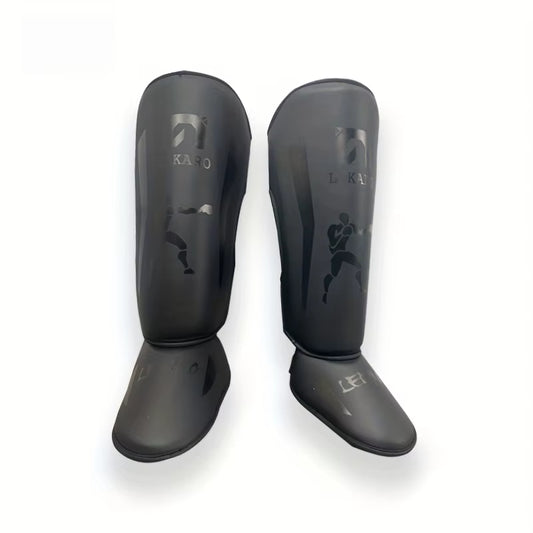 Adult Fighting Shin Guards, Fighting Shin Guards for Fighting Competitions, PU Muay Thai, Sanda Leg Protection Sleeves