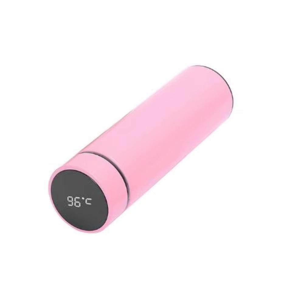 Garrafa Térmica Inox, Inteligente Sensor De Temperatura Digital Led Bebida Quente E Gelada
